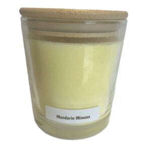 10 oz jar with bamboo lid Mandarin Mimosa