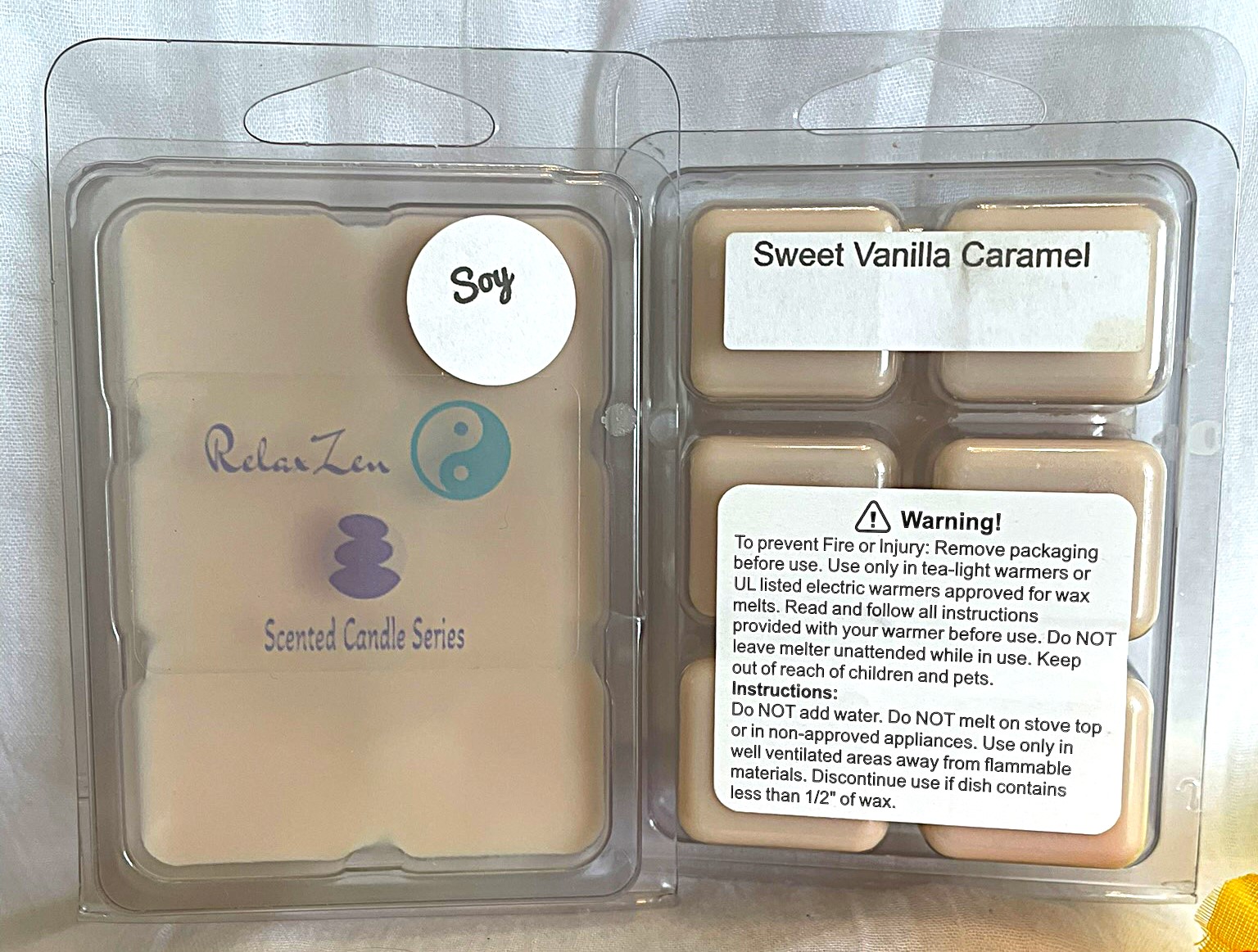 2 oz Wax Melt; Sweet Vanilla Caramel