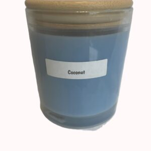 10 oz jar with bamboo lid; Coconut
