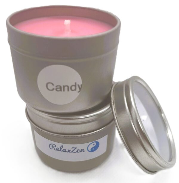 2 oz silver tin; Candy