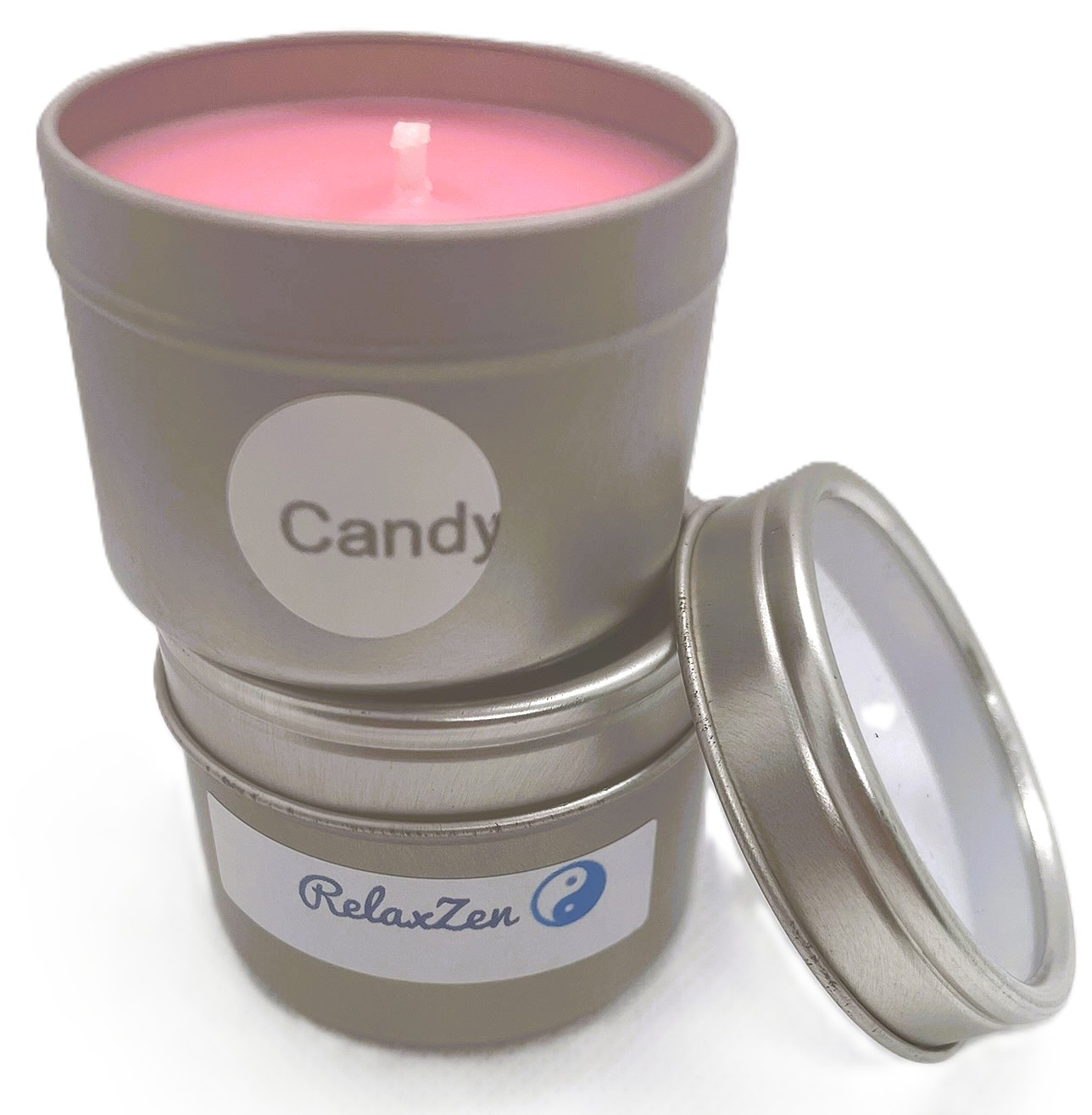 2 oz silver tin; Candy