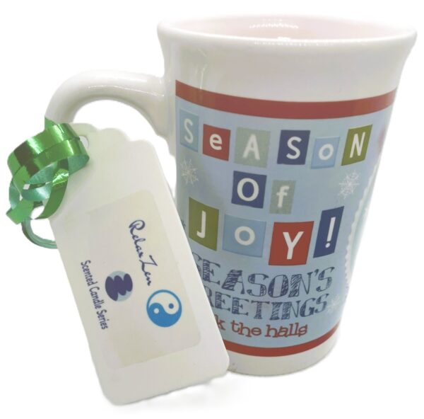 10 oz Christmas/Holiday Mug with Snowman; Christmas Goodies