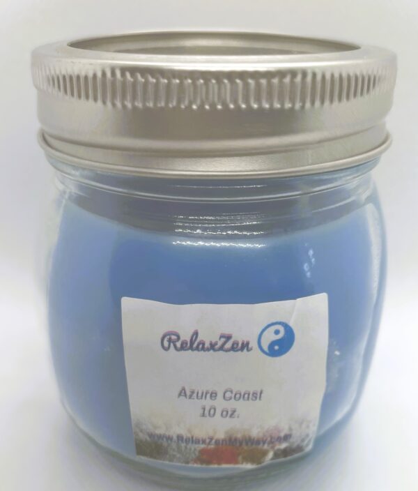 10 oz spice jar; Azure Coast