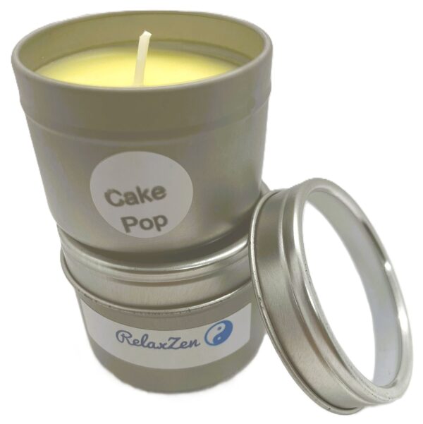 2 oz silver tin; Cake Pop