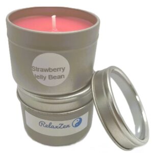 2 oz silver tin; Strawberry Jelly Bean
