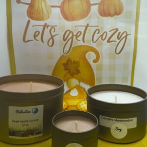 Caramel Popcorn-Campfire Marshmallow-Sweet Vanilla Caramel Gift Set