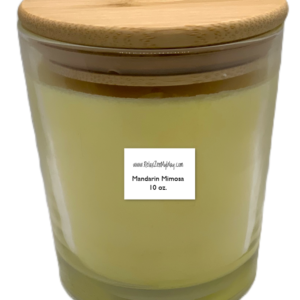 10 oz jar with bamboo lid Mandarin Mimosa