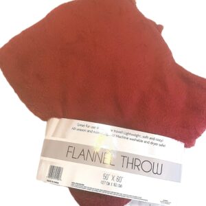 Teddy Fleece Throw Blanket, red,