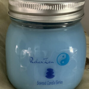 10 oz spice jar; Beach Linen