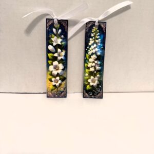 Bookmarks-Set of 2-Florals