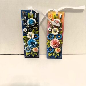 Bookmarks-Set of 2-Florals