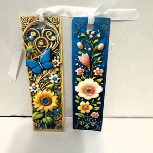 Bookmarks-Set of 2-Florals