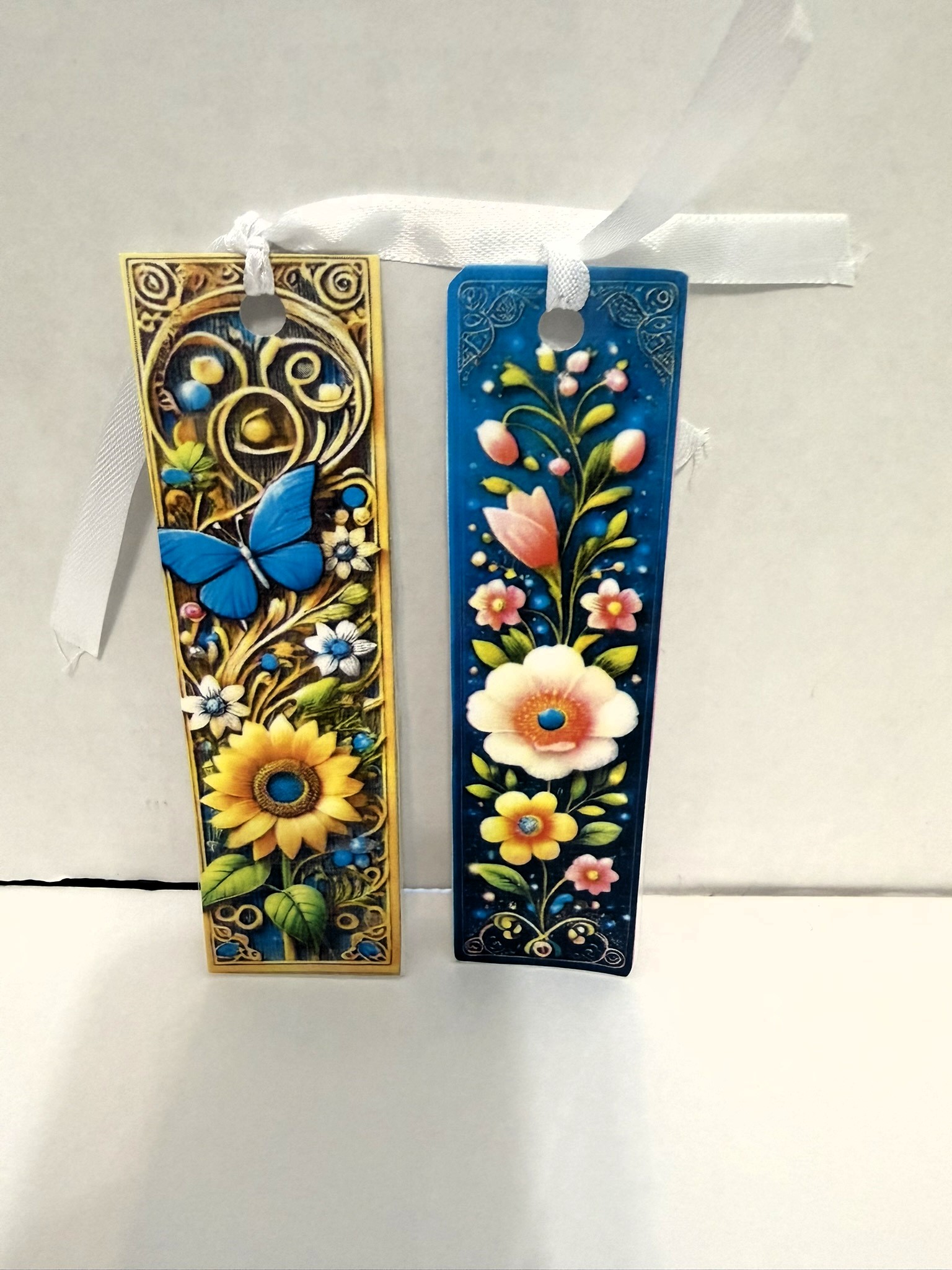 Bookmarks-Set of 2-Florals