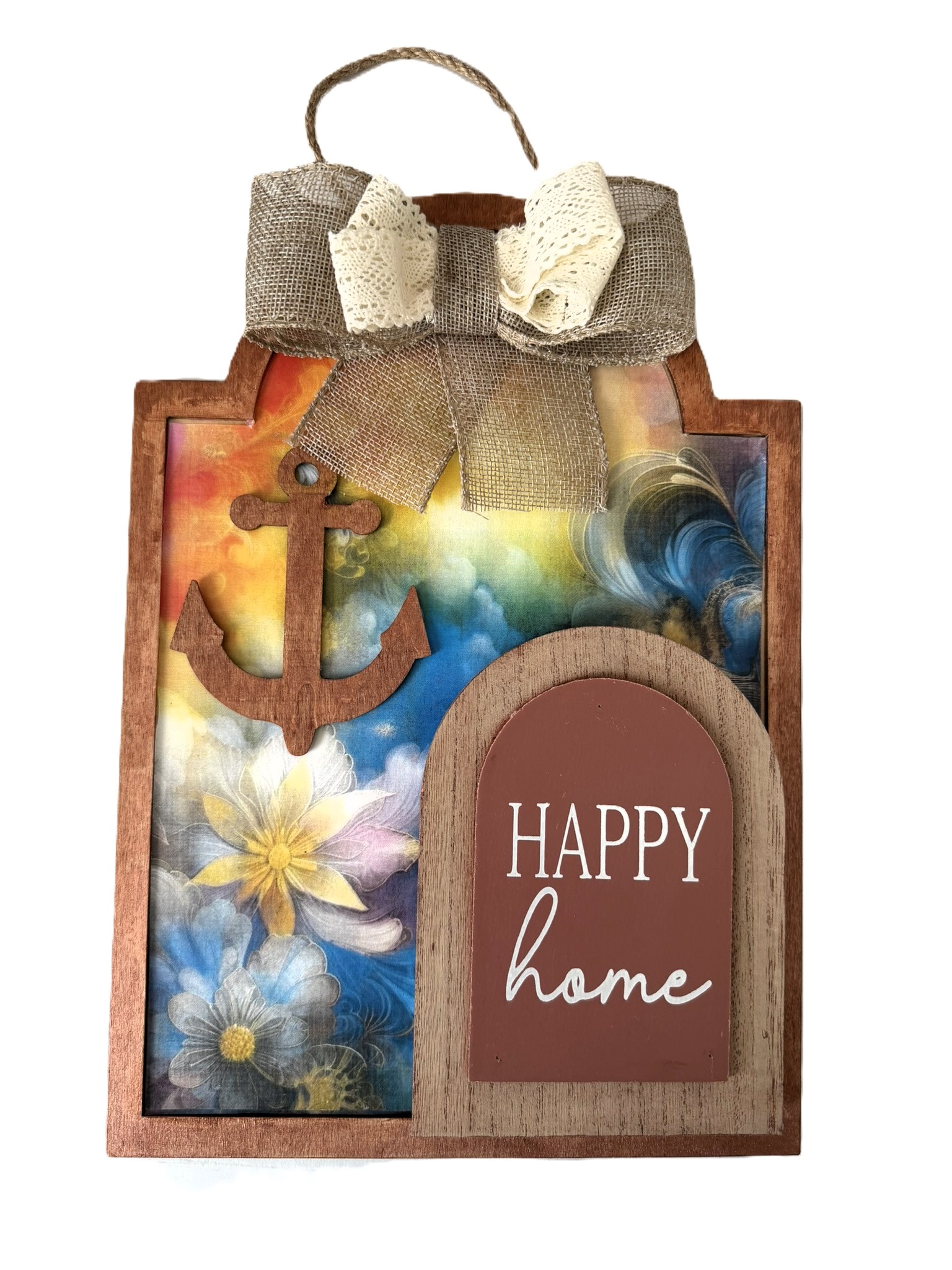 Happy Home hanging sign - Image 3