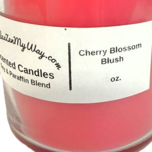 4 oz jar with silver lid; Cherry Blossom Blush