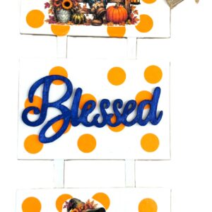 Blessed/Scarecrows Hanging Sign